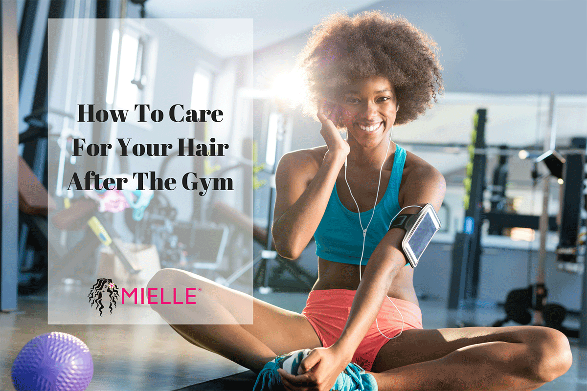 banner image for the blog title how to care for your hair after the gym highlighting the alternative hair products