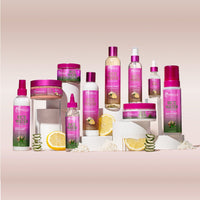 Mielle Organics Rice Water Collection with natural ingredients for hair care mobile.