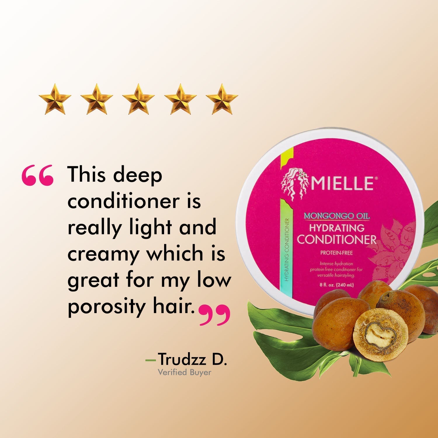 Mongongo Oil Hydrating Conditioner - 5 Star Review