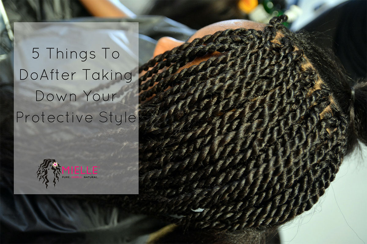 5 Things To Do After Taking Down Your Protective Style | Mielle