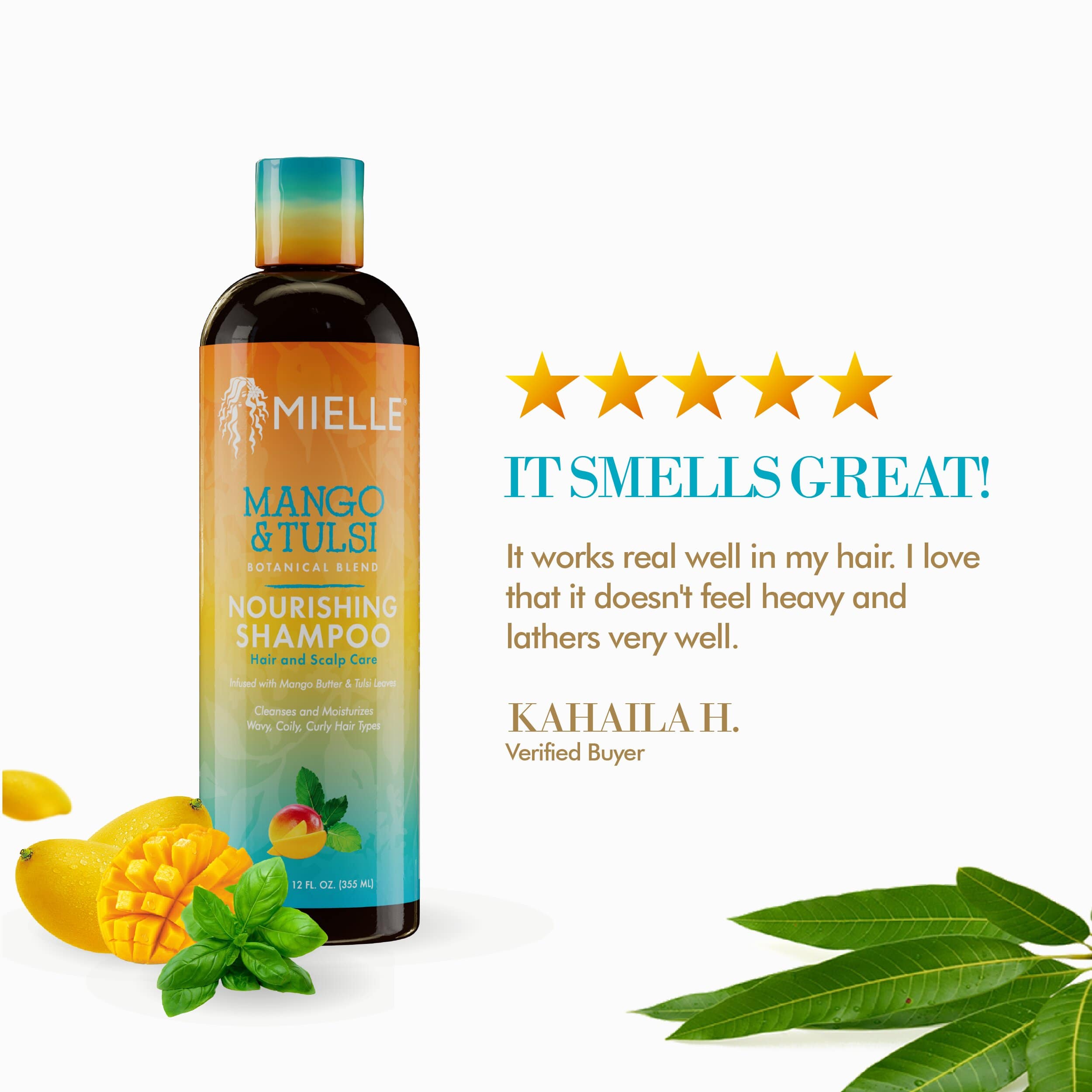 Mango & Tulsi Nourishing Shampoo – MIELLE