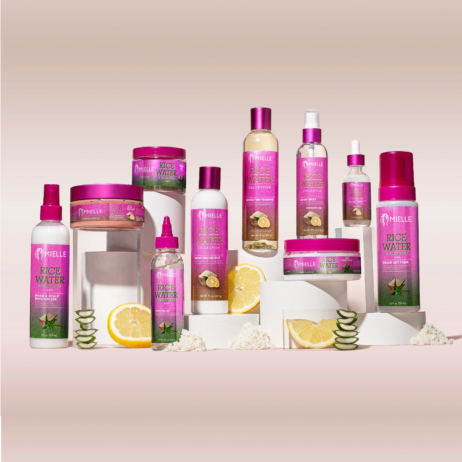 Rice Water Products for Natural Hair Collection