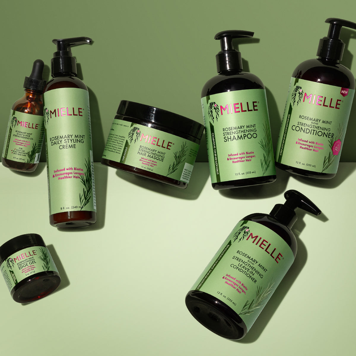 Rosemary Hair Strengthening Oil, Scalp Oil for Hair Growth- MIELLE