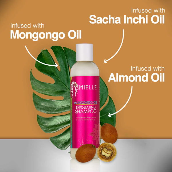 Mongongo Oil Exfoliating Shampoo - Gentle And Sulfate-Free