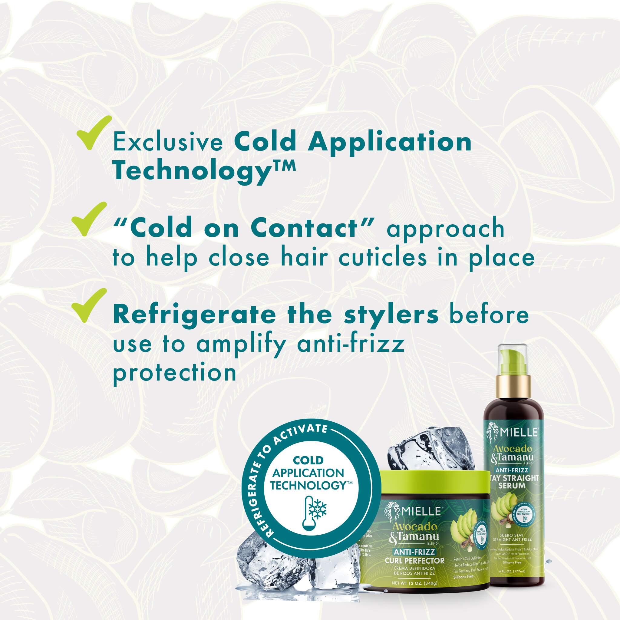 Avocado & Tamanu Anti-Frizz System | Mielle – MIELLE