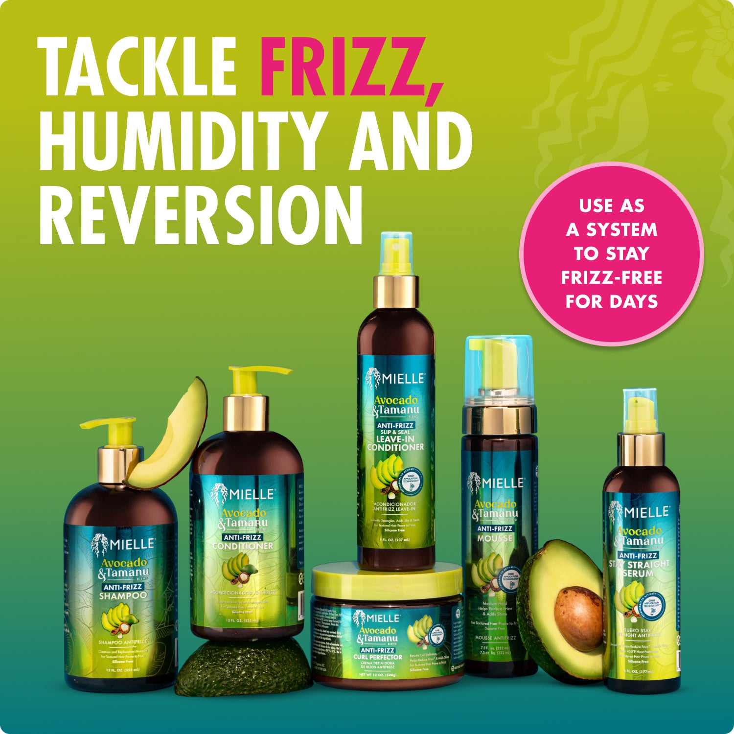 Avocado & Tamanu Anti-Frizz Curl Perfector – MIELLE