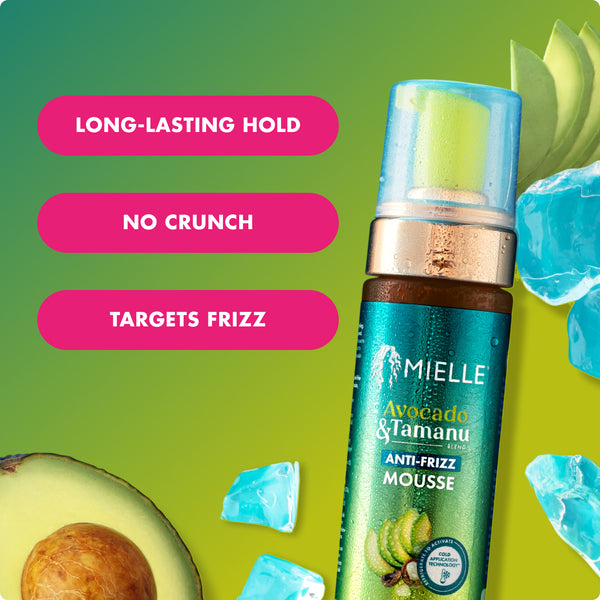 Avocado & Tamanu Anti-Frizz Mousse – MIELLE