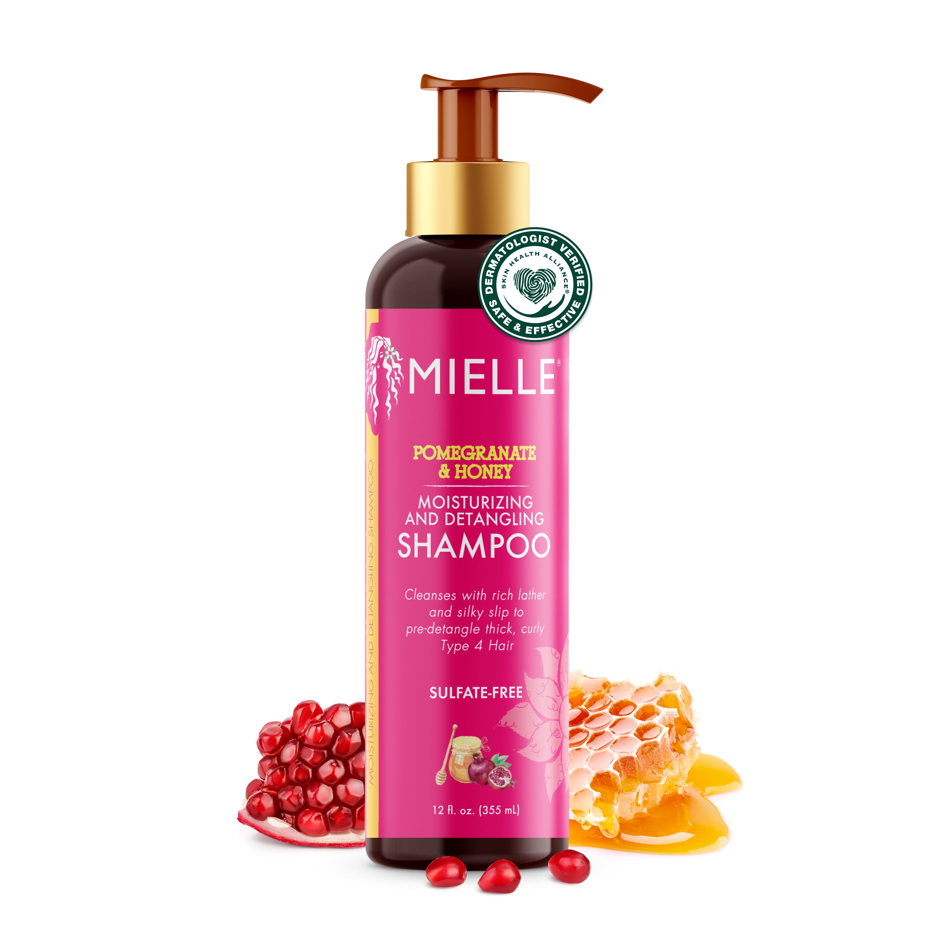 Pomegranate & Honey Moisturizing & Detangling Shampoo - A Type 4