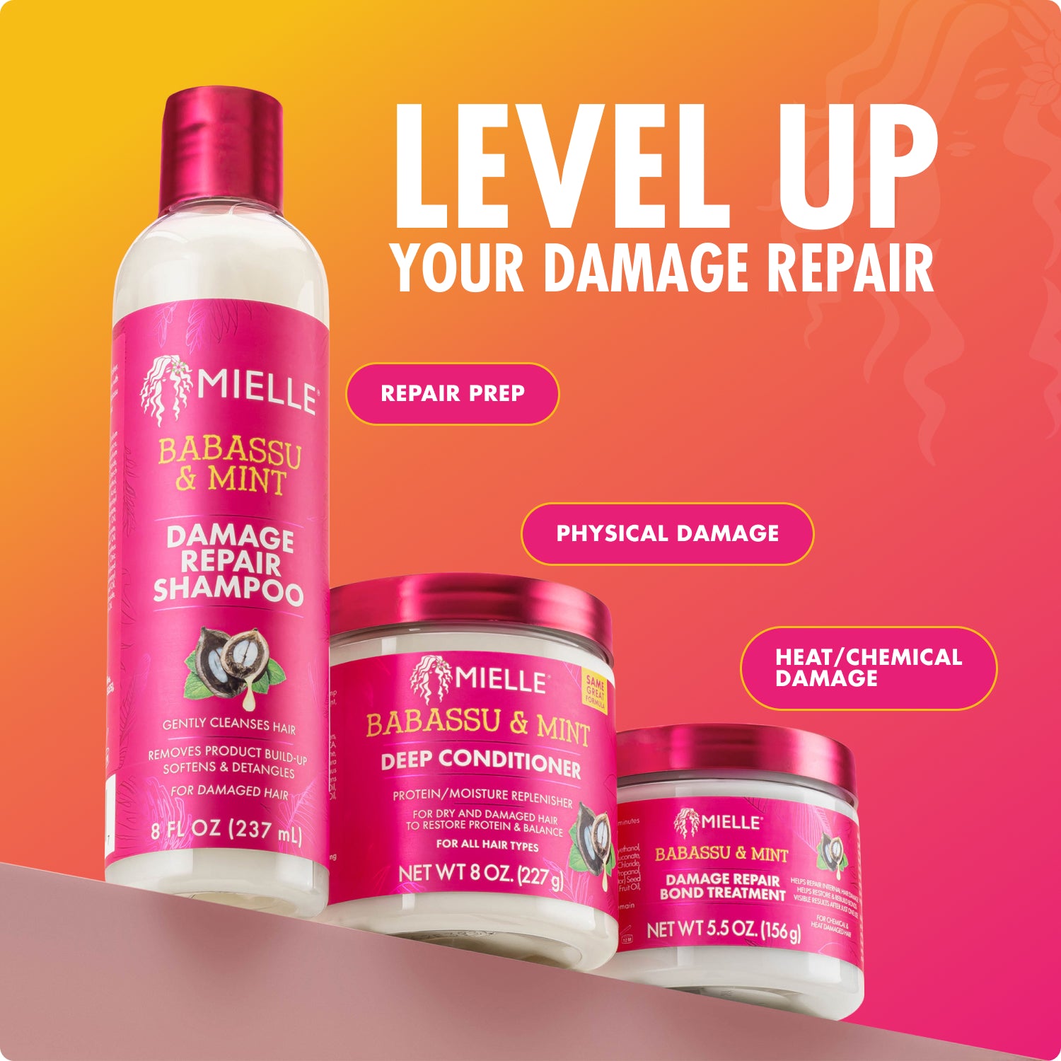 Babassu & Mint Damage Repair Leave-In Conditioner – MIELLE