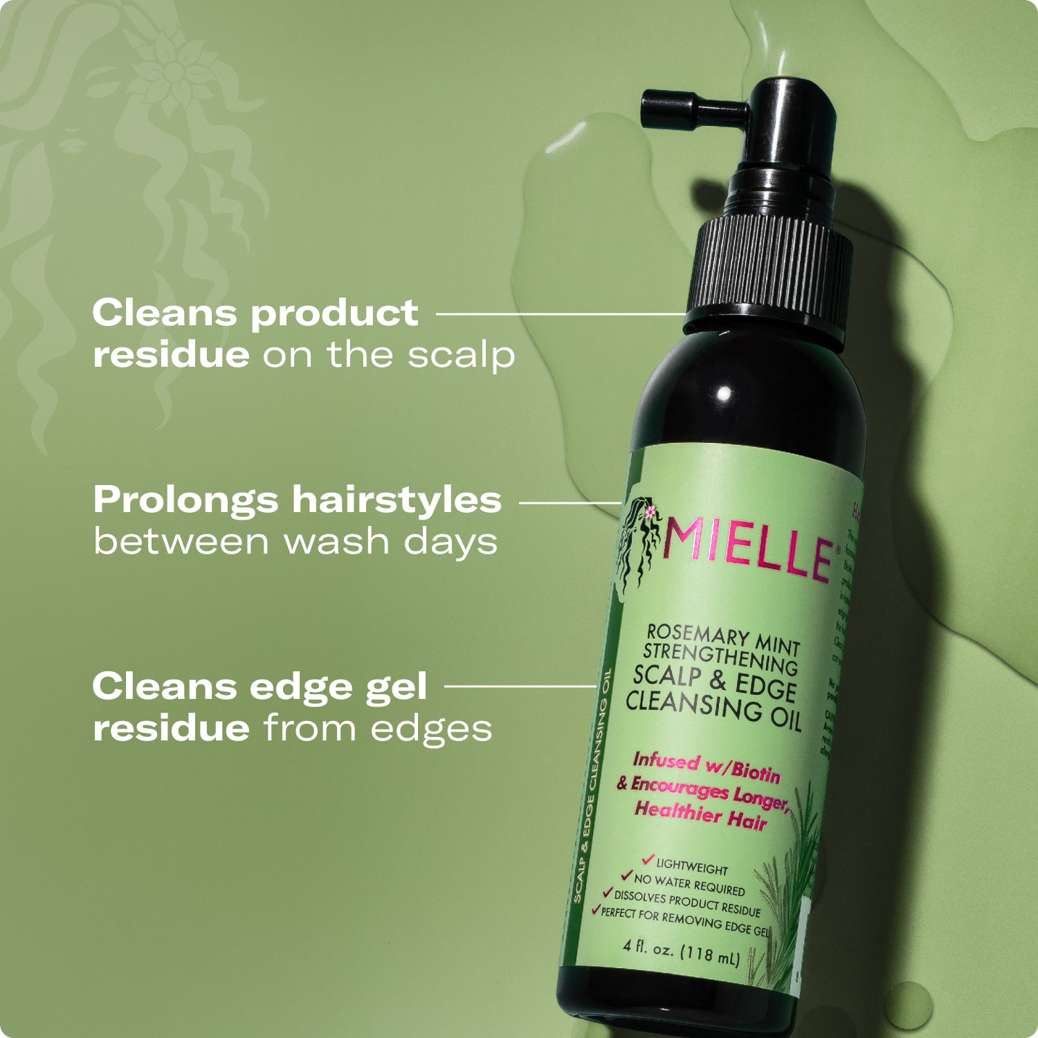 Rosemary Mint Scalp & Edge Cleansing Oil – MIELLE