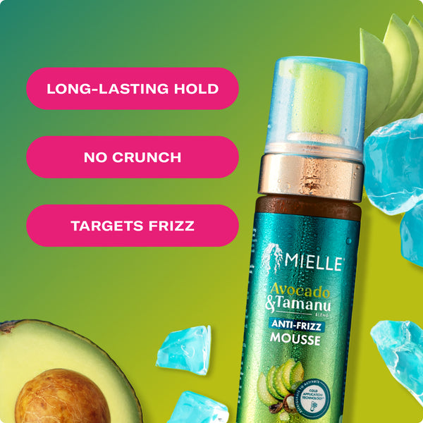 Avocado & Tamanu Anti-Frizz Mousse – MIELLE