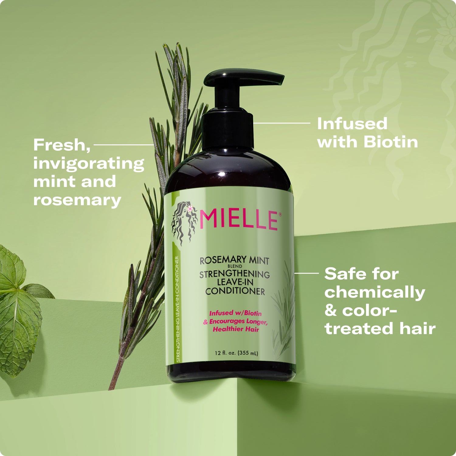 Rosemary Mint Strengthening Leave-In Conditioner | Mielle – MIELLE