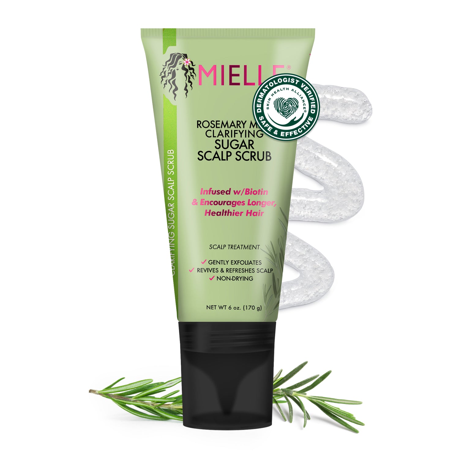 Rosemary Mint Clarifying Sugar Scalp Scrub – MIELLE
