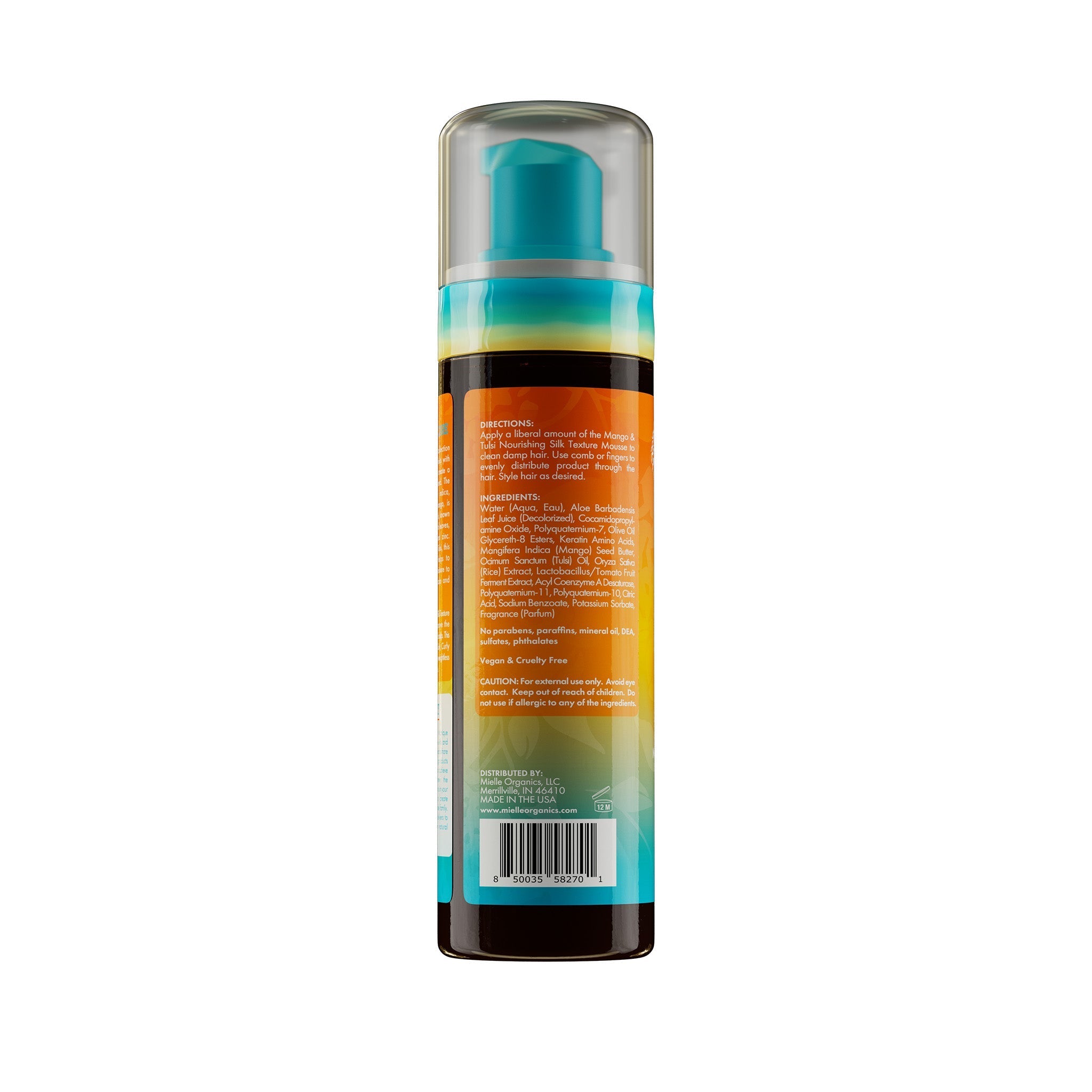 Mango & Tulsi Nourishing Silk Texture Mousse - back