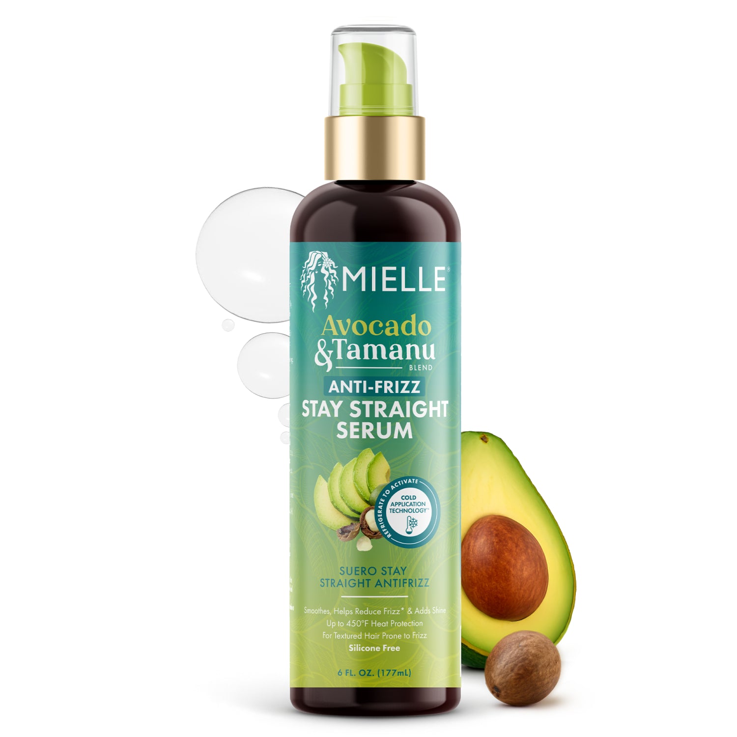 Avocado & Tamanu Anti-Frizz Stay Straight Serum – MIELLE
