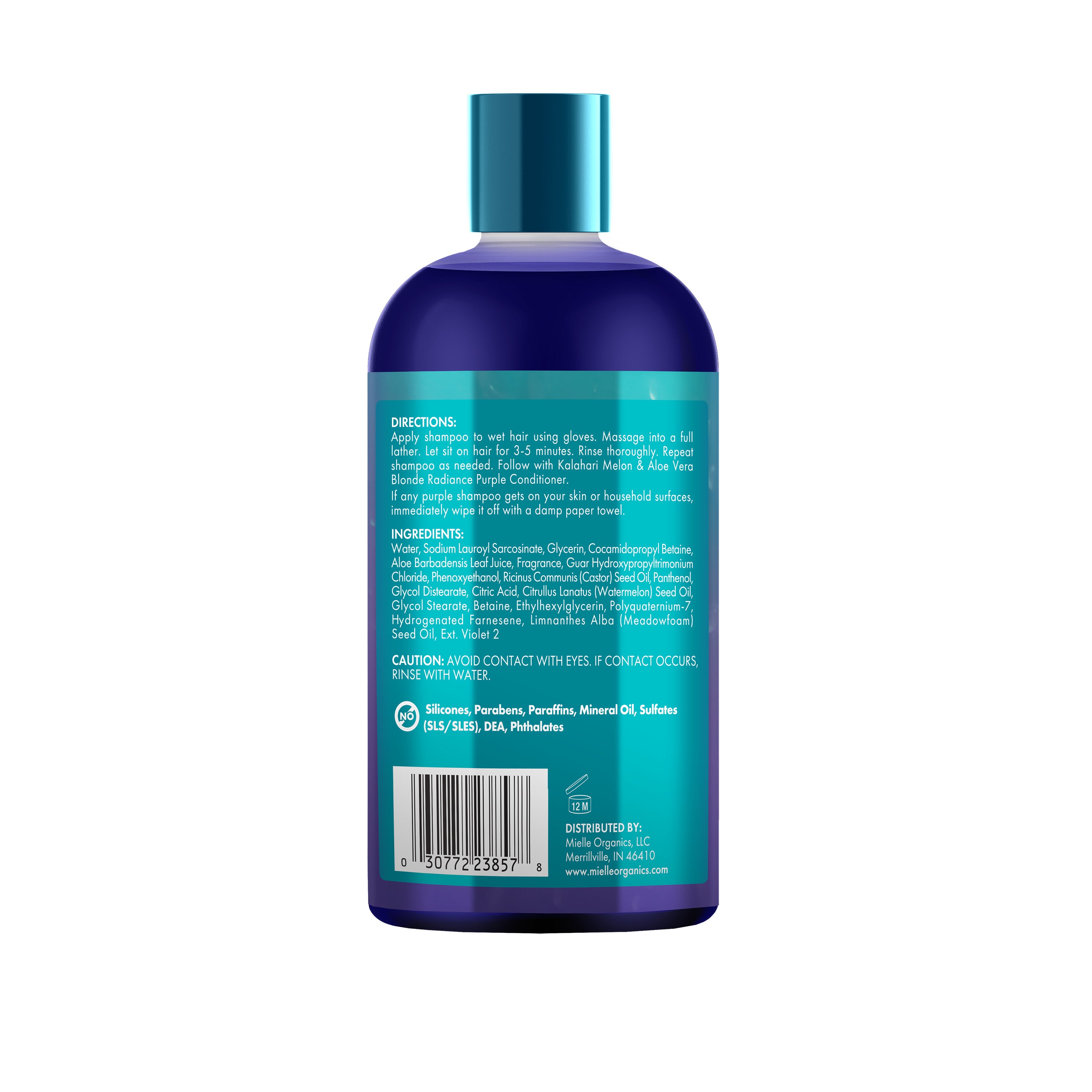 Kalahari Melon & Aloe Vera Blonde Radiance Purple Shampoo – MIELLE