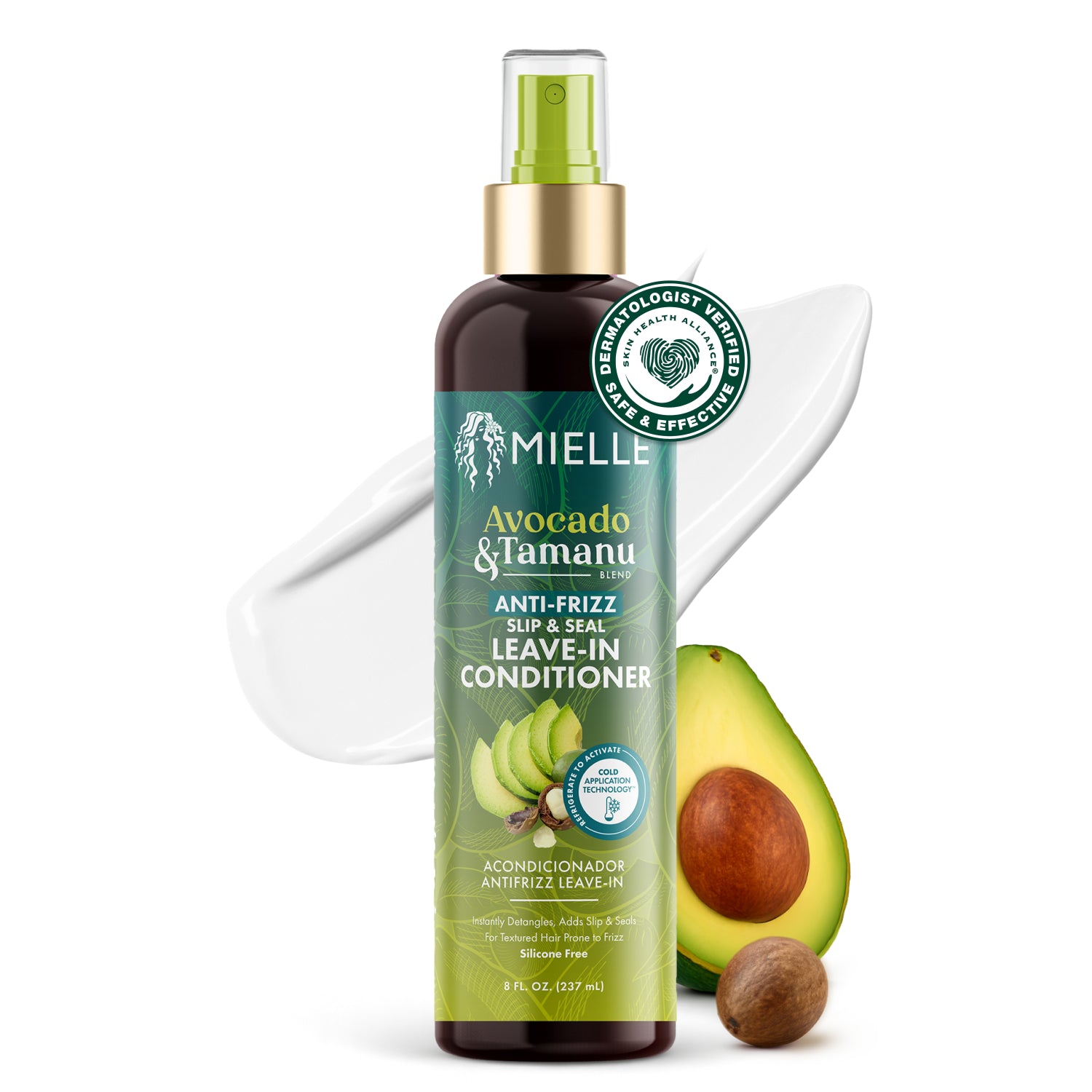 Avocado & Tamanu Anti-Frizz Slip & Seal Leave-In Conditioner – MIELLE