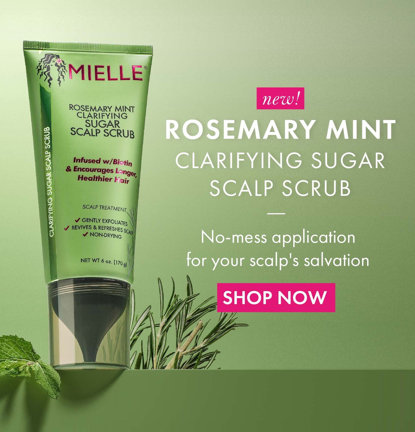 Mielle Organics Romarin Renforcè Shampooing & Masque & Scalp