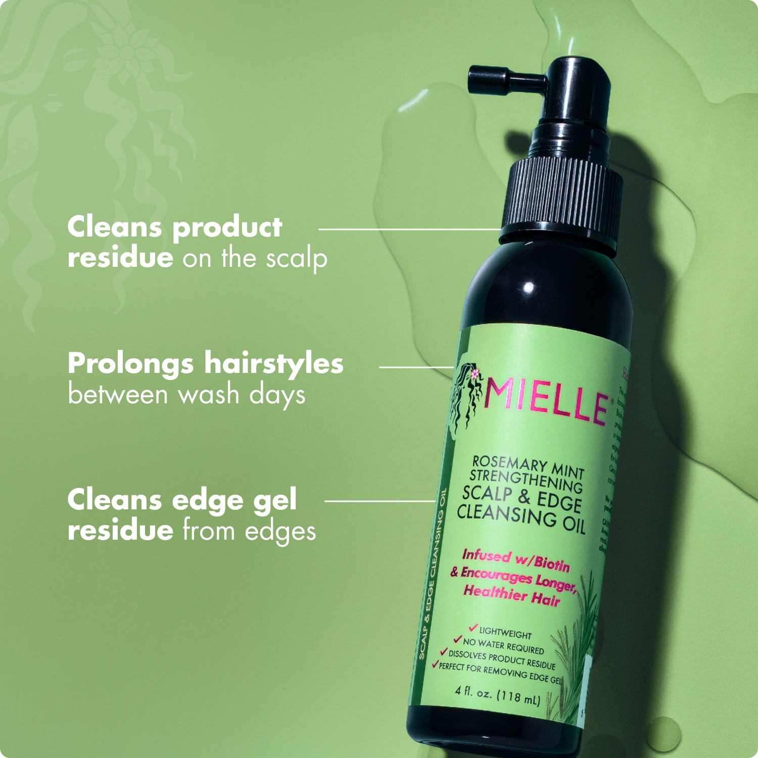 Rosemary Mint Scalp & Edge Cleansing Oil – MIELLE