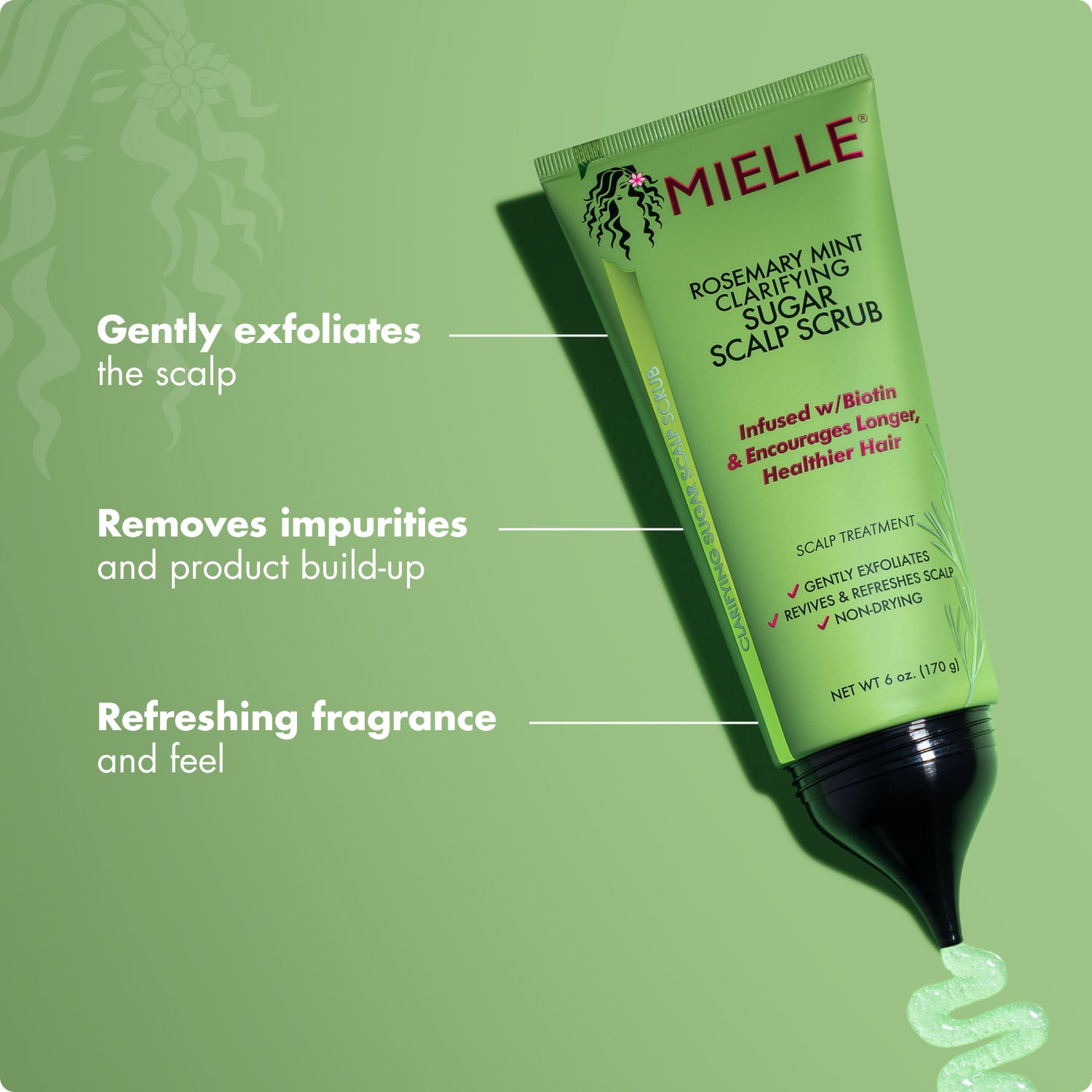Rosemary Mint Clarifying Sugar Scalp Scrub – MIELLE