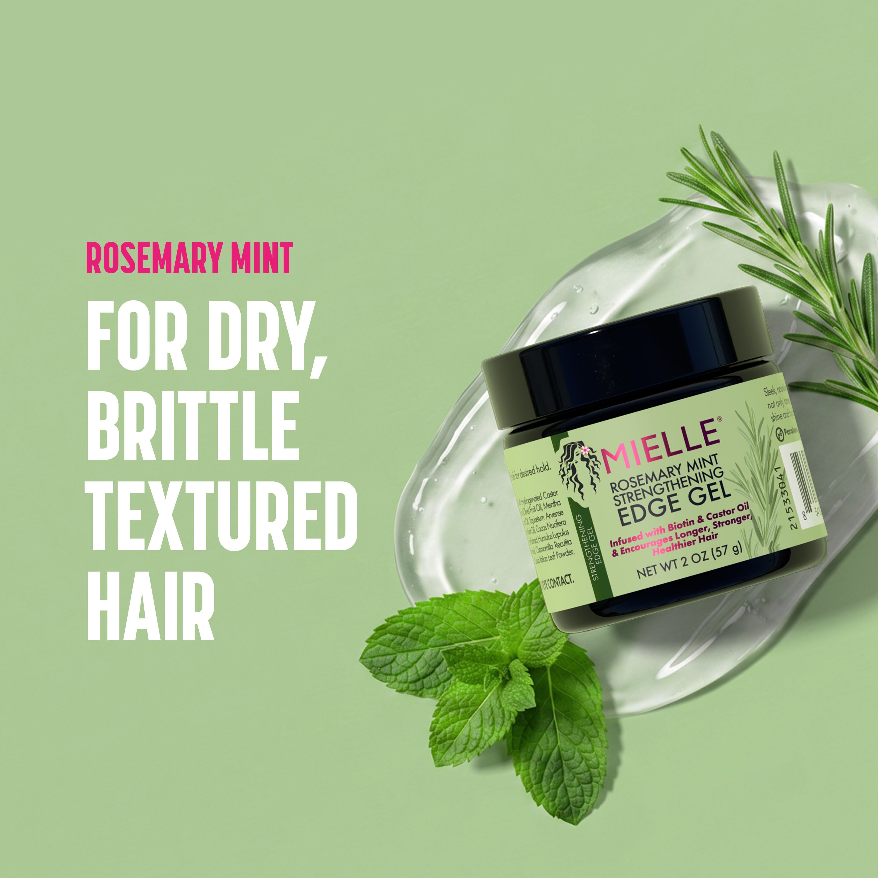 Rosemary Mint Hair Strengthening Edge Gel