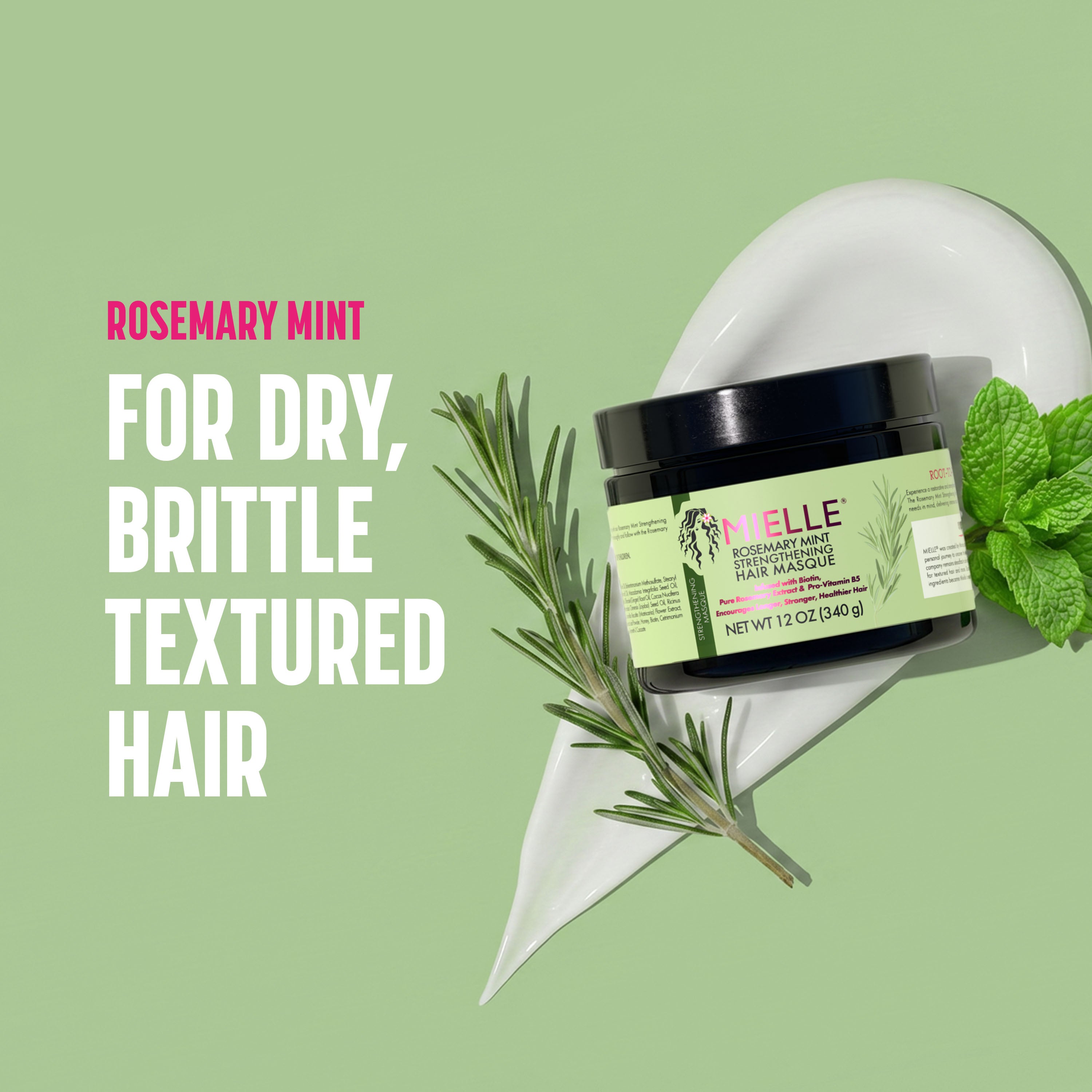 Rosemary Mint Strengthening Hair Masque