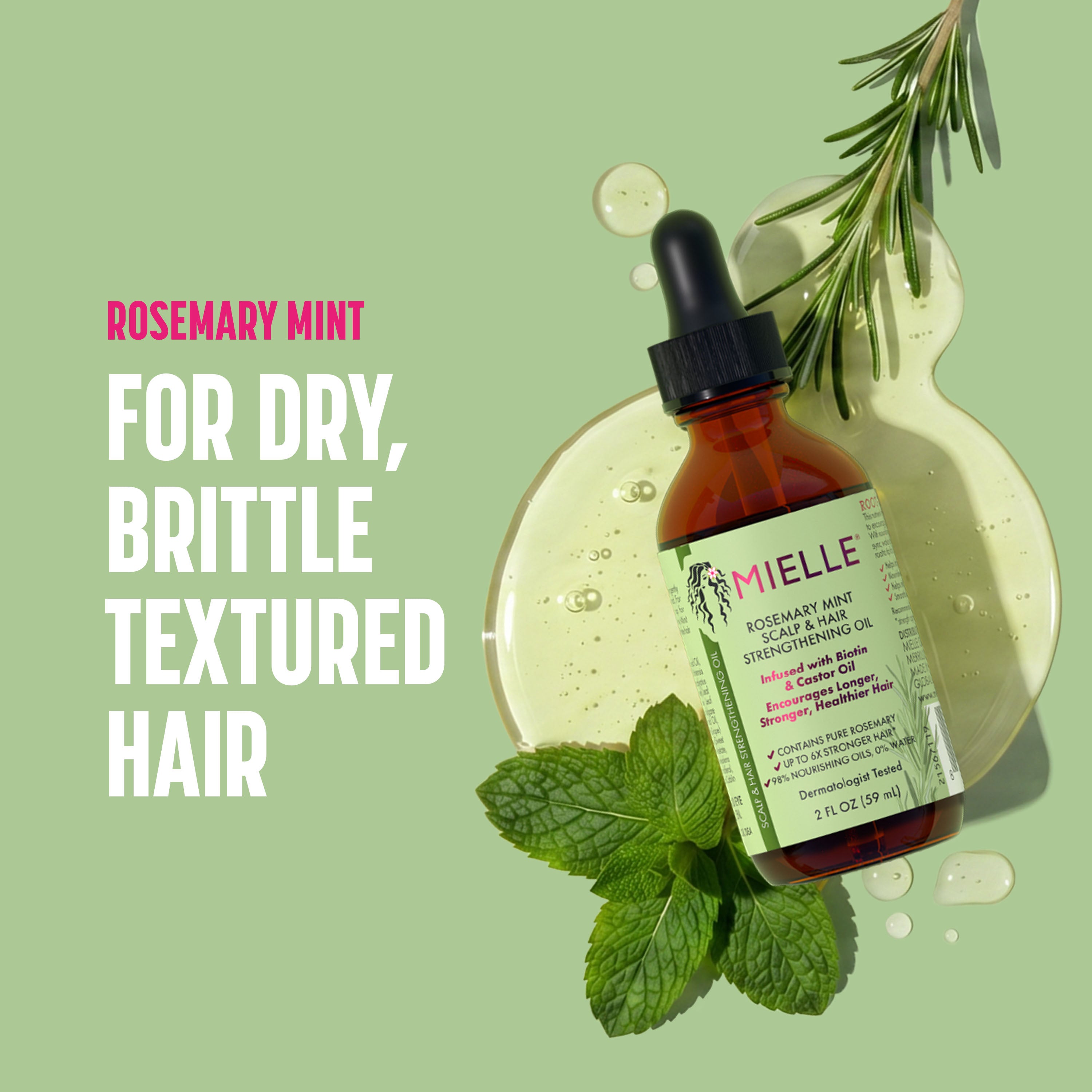Rosemary Mint Scalp & Hair Strengthening Oil