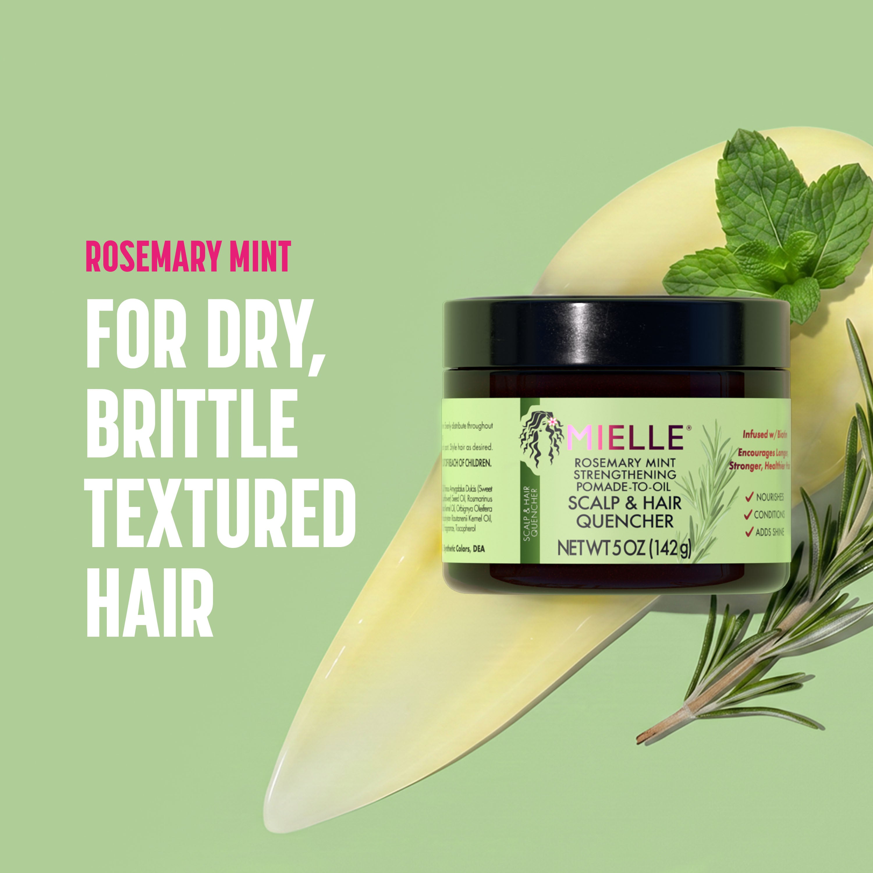 Rosemary Mint Pomade-to-Oil Scalp & Hair Quencher