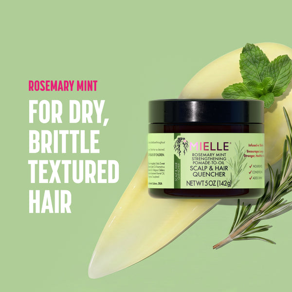 Rosemary Mint Pomade-to-Oil Scalp & Hair Quencher – MIELLE