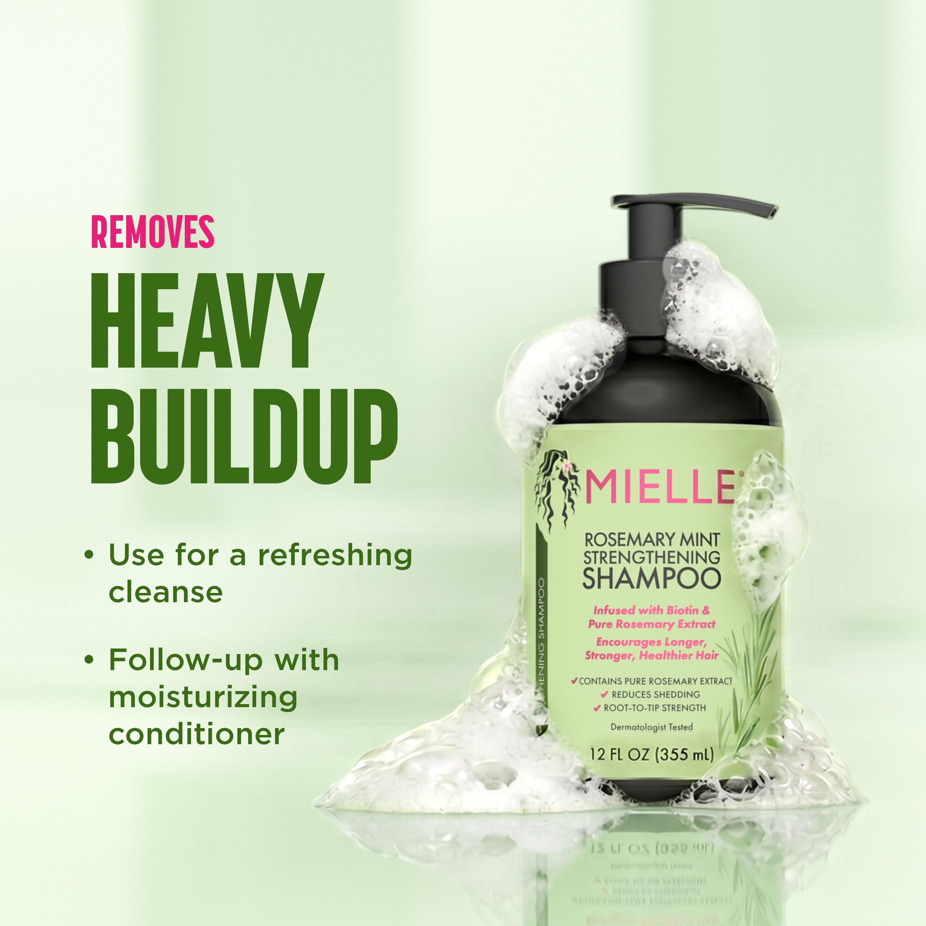 Rosemary Mint Strengthening Shampoo - Treat Dry And Brittle Hair