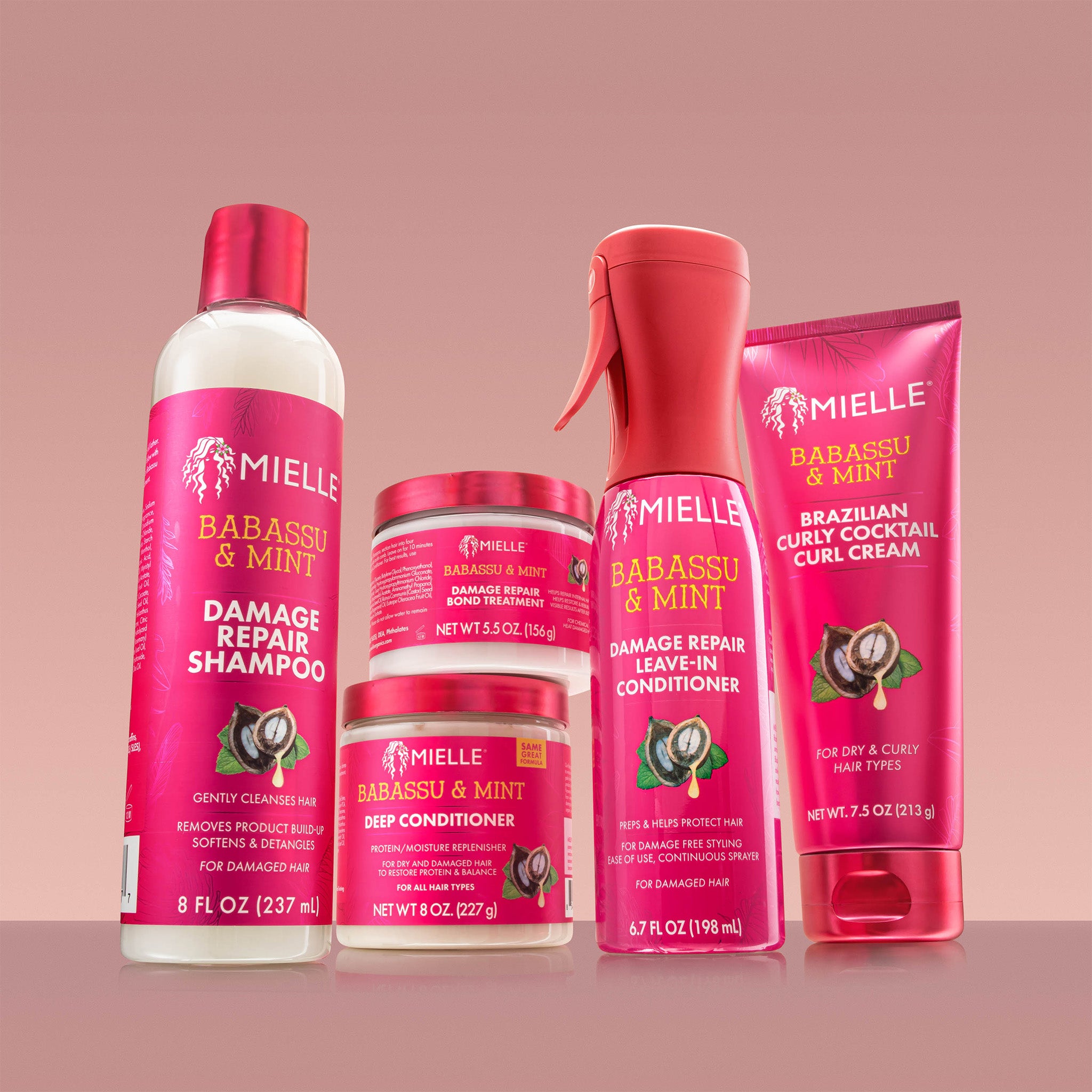 Babassu & Mint Damage Repair Shampoo – MIELLE