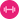 Pink dumbbell icon on black background promoting fitness and health.