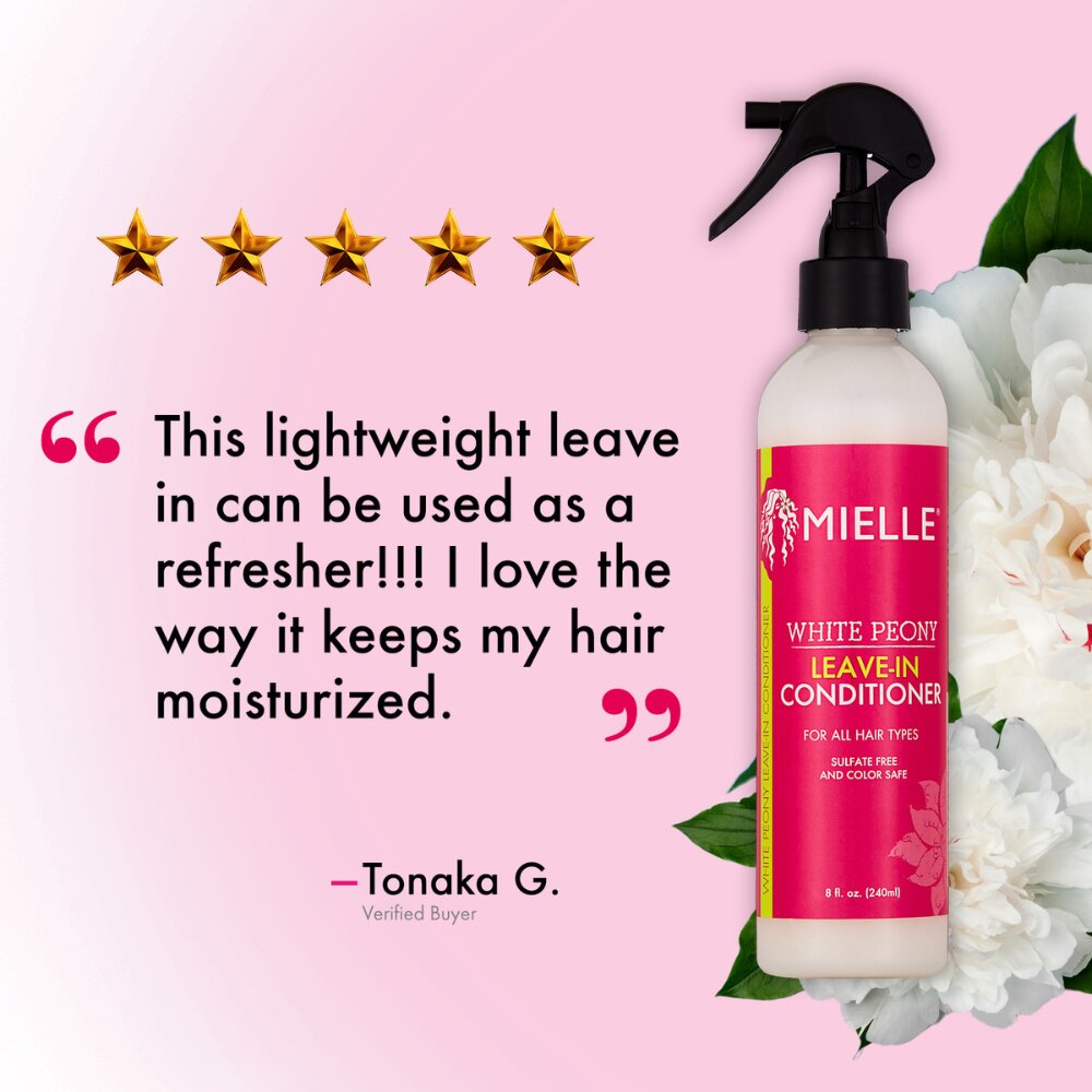 White Peony Leave-In Conditioner - Lightweight And Ultra