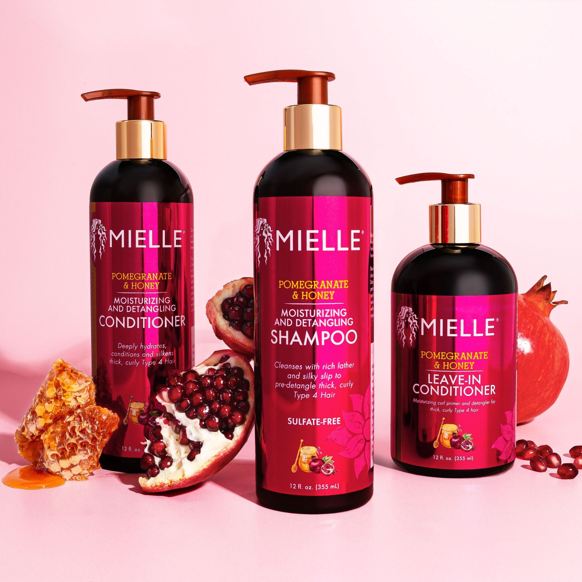 Lush Mielle Pomegranate And Honey Capture Collection Lush Mielle Pomegranate And Honey Capture Collection