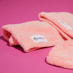 Pink Microfiber Drying Towel - Lifestyle