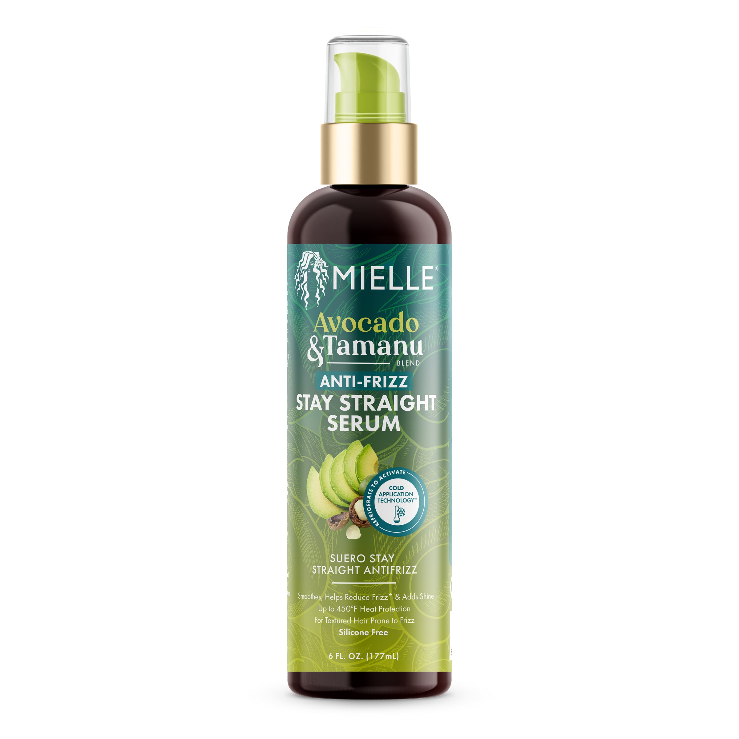 Avocado & Tamanu Anti-Frizz Stay Straight Serum - Front